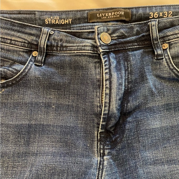 Liverpool Jeans Company Men's Relaxed Jeans - Blue - Picture 2 of 4